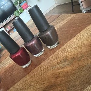 OPI trio (reds/browns)